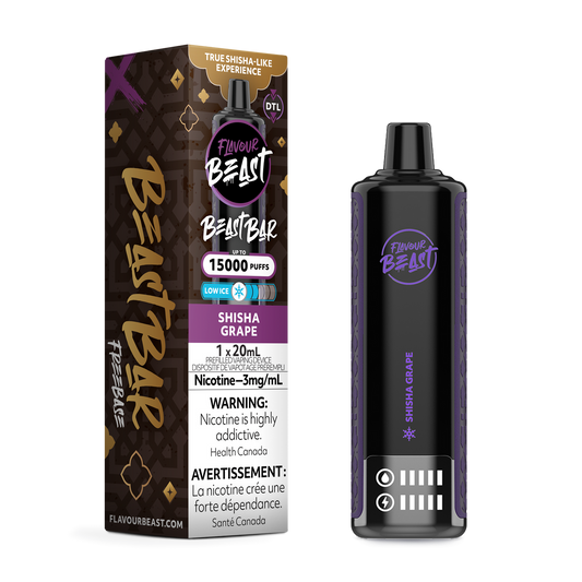 Flavour Beast Beast Bar Shisha Grape Low Ice