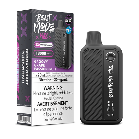 Flavour Beast Beast Mode Max 18K Groovy Grape Passionfruit
