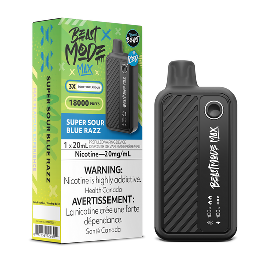 Flavour Beast Beast Mode Max 18K Super Sour Blue Razz