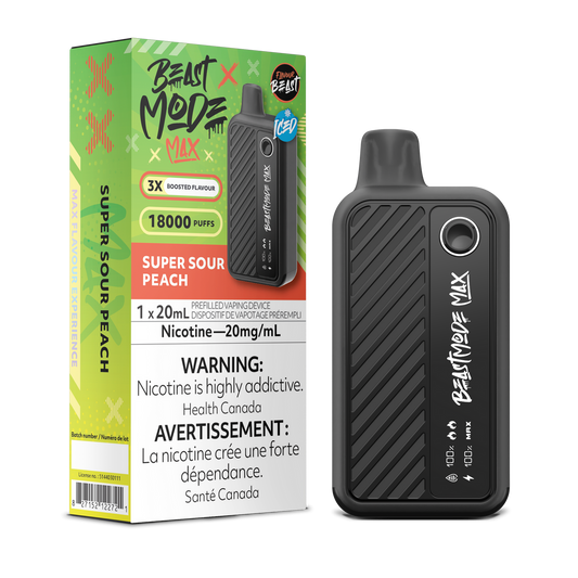 Flavour Beast Beast Mode Max 18K Super Sour Peach