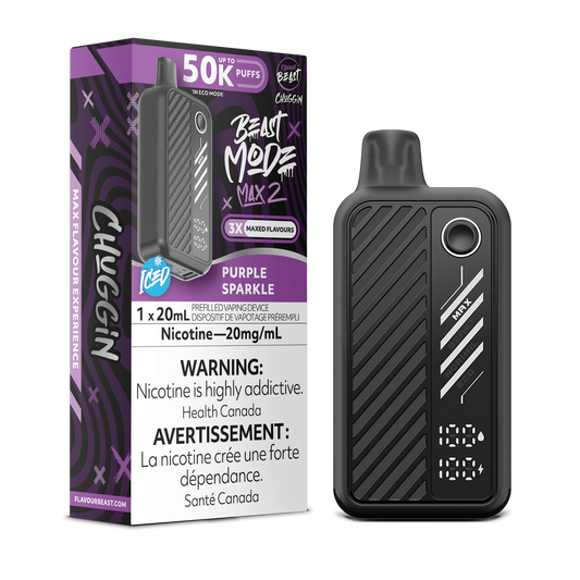 Flavour Beast Beast Mode Max 2 Purple Sparkle