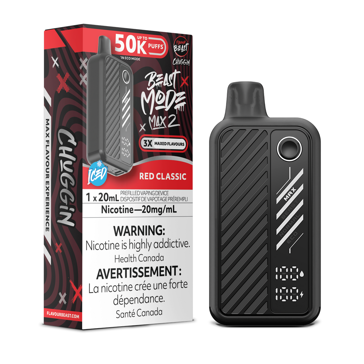 Flavour Beast Beast Mode Max 2 Red Classic