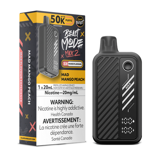 Flavour Beast Beast Mode Max 2 Mad Mango Peach