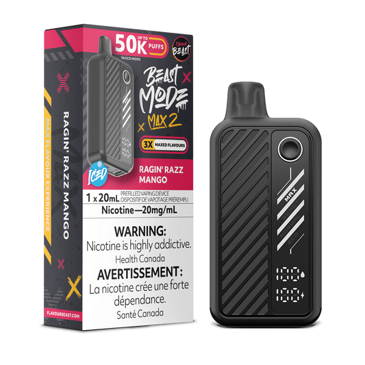 Flavour Beast Beast Mode Max 2 Ragin Razz Mango