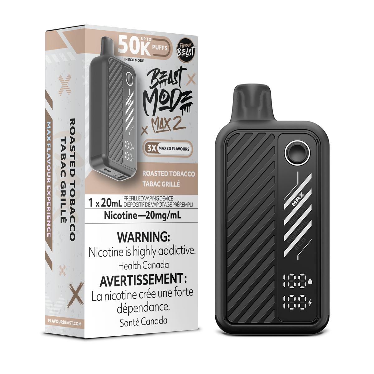 Flavour Beast Beast Mode Max 2 Roasted Tobacco