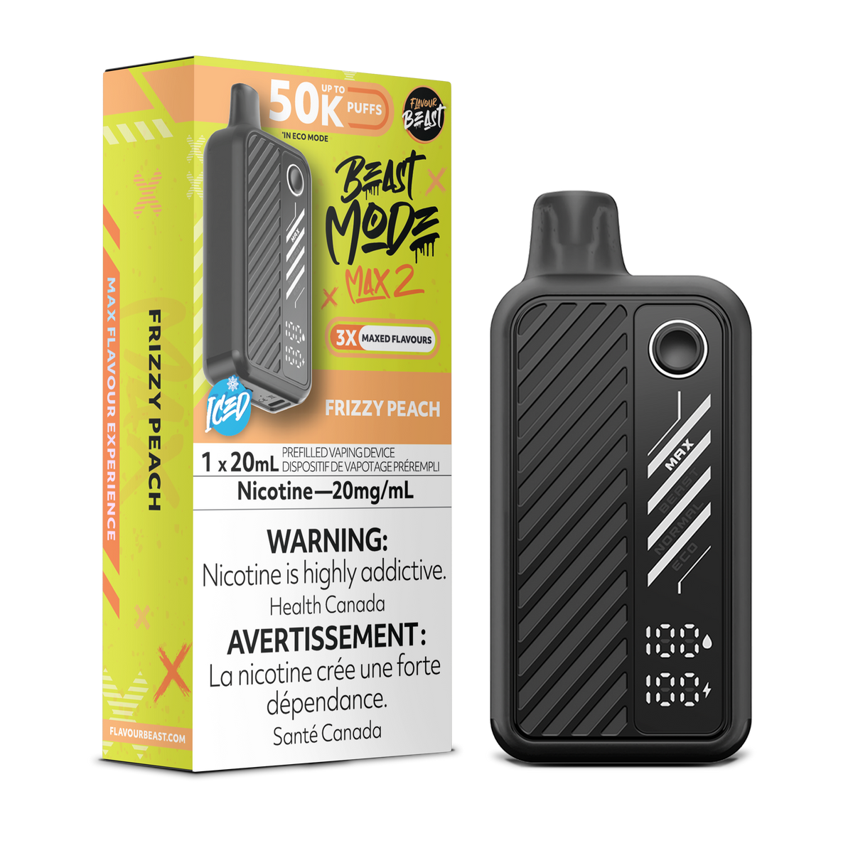 Flavour Beast Beast Mode Max 2 Frizzy Peach
