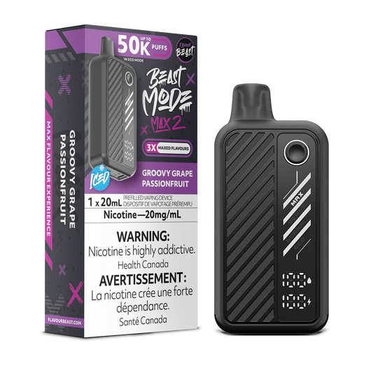Flavour Beast Beast Mode Max 2 Groovy Grape Passionfruit