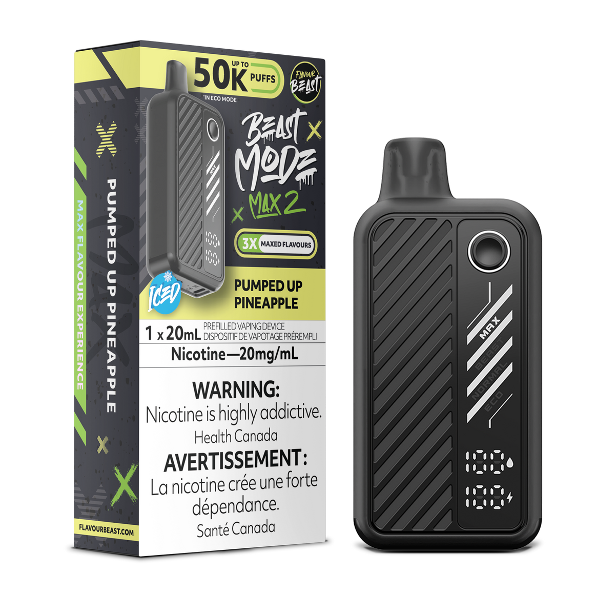Flavour Beast Beast Mode Max 2 Pumped Up Pineapple