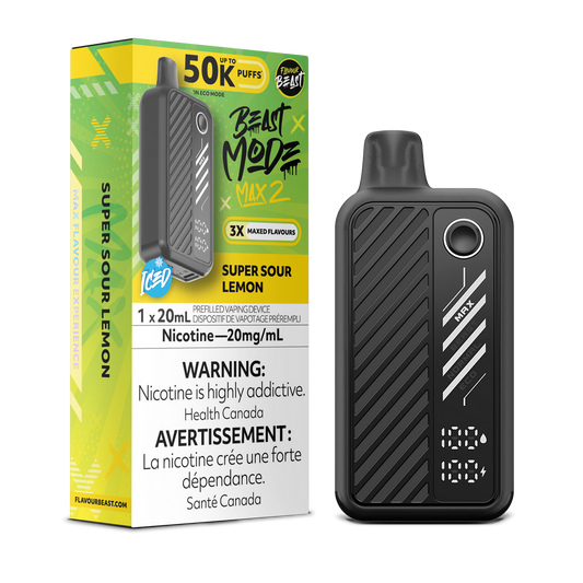 Flavour Beast Beast Mode Max 2 Super Sour Lemon