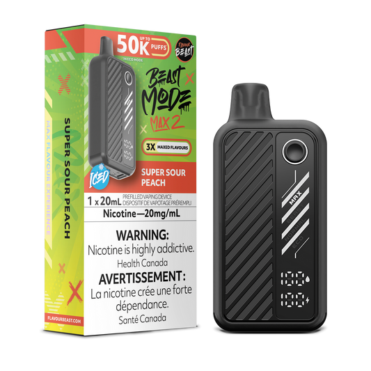 Flavour Beast Beast Mode Max 2 Super Sour Peach