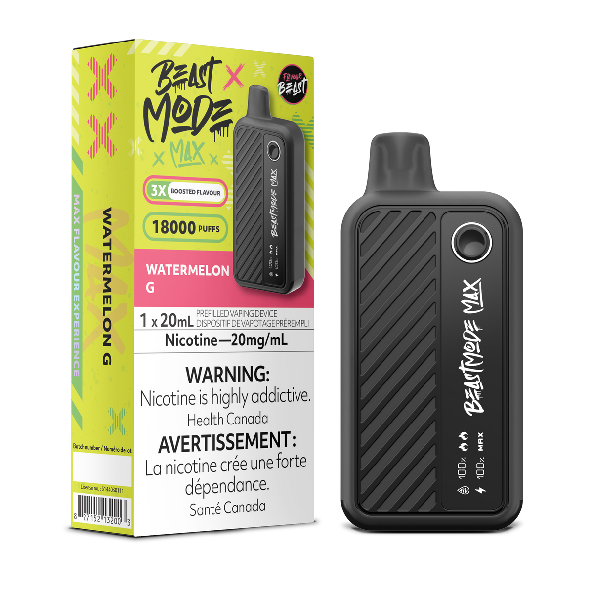 Flavour Beast Beast Mode Max 18K Watermelon G