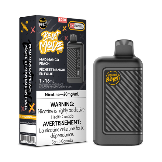 Flavour Beast Beast Mode Mad Mango Peach