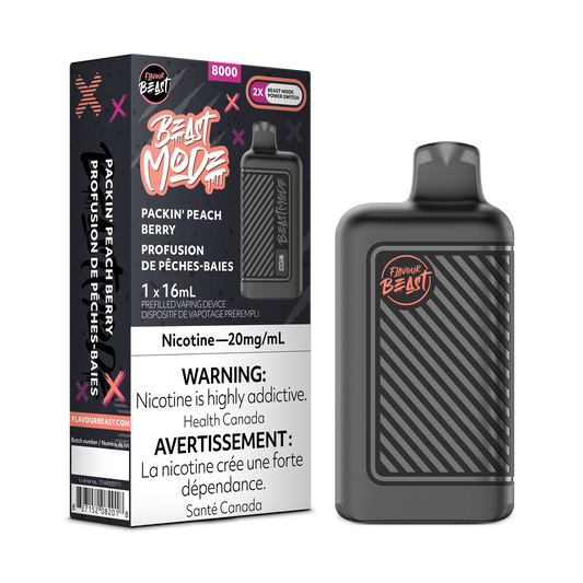 Flavour Beast Beast Mode Packin Peach Berry