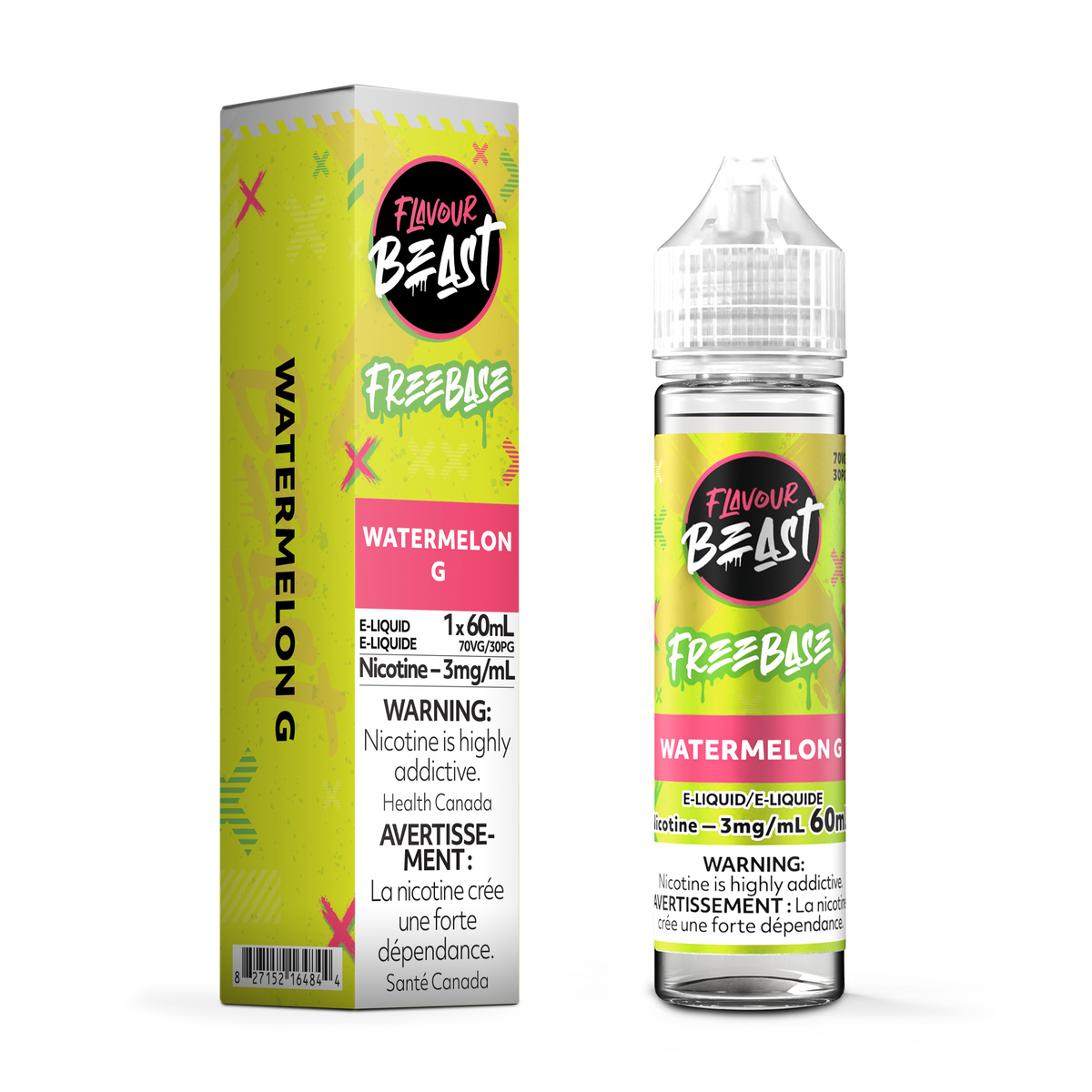Flavour Beast E Liquid Freebase Watermelon G