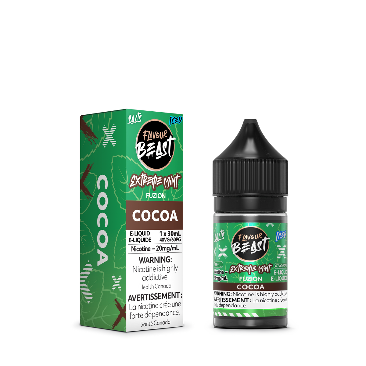 Flavour Beast E Liquid Extreme Mint Fuzion Cocoa Iced