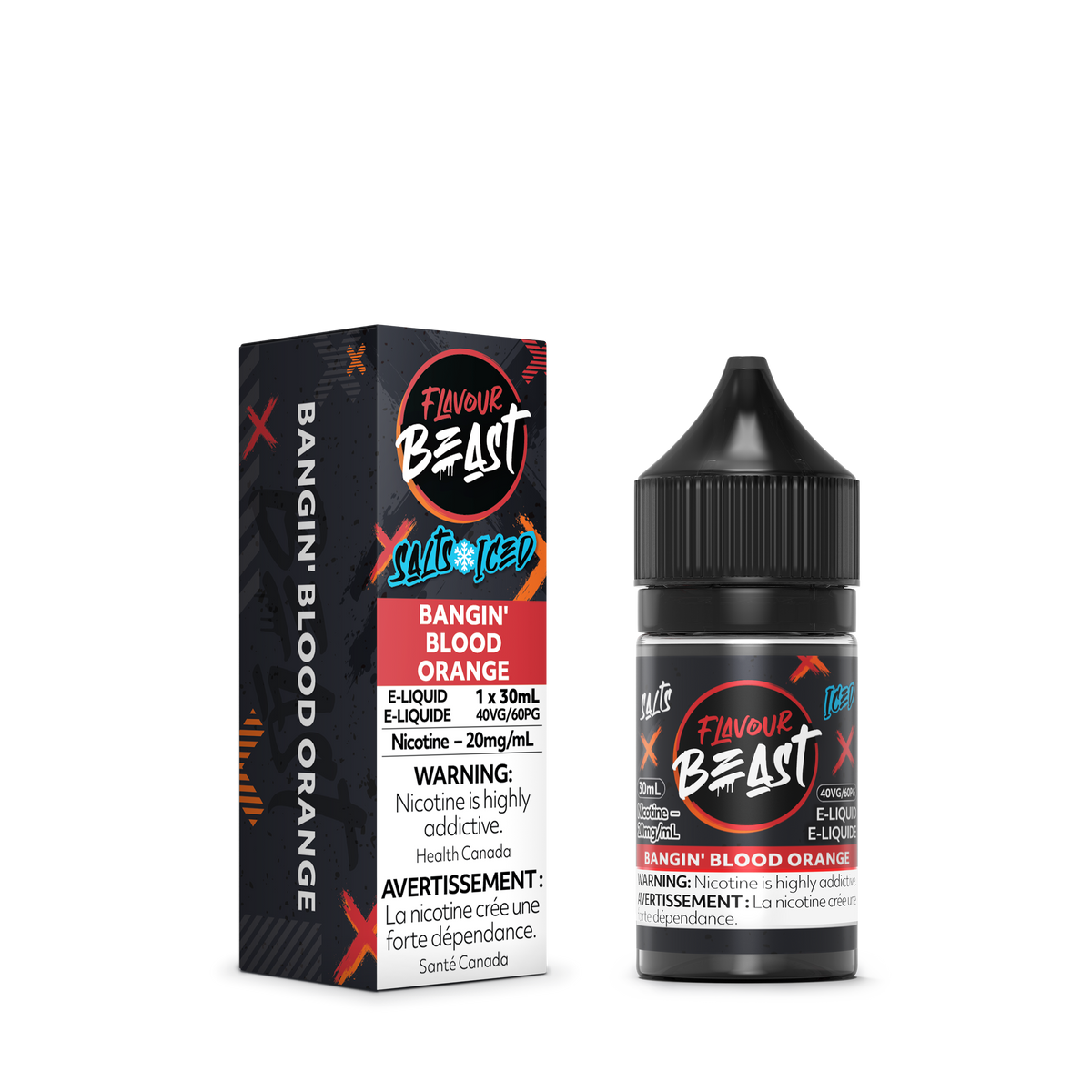 Flavour Beast E Liquid Bangin Blood Orange Iced