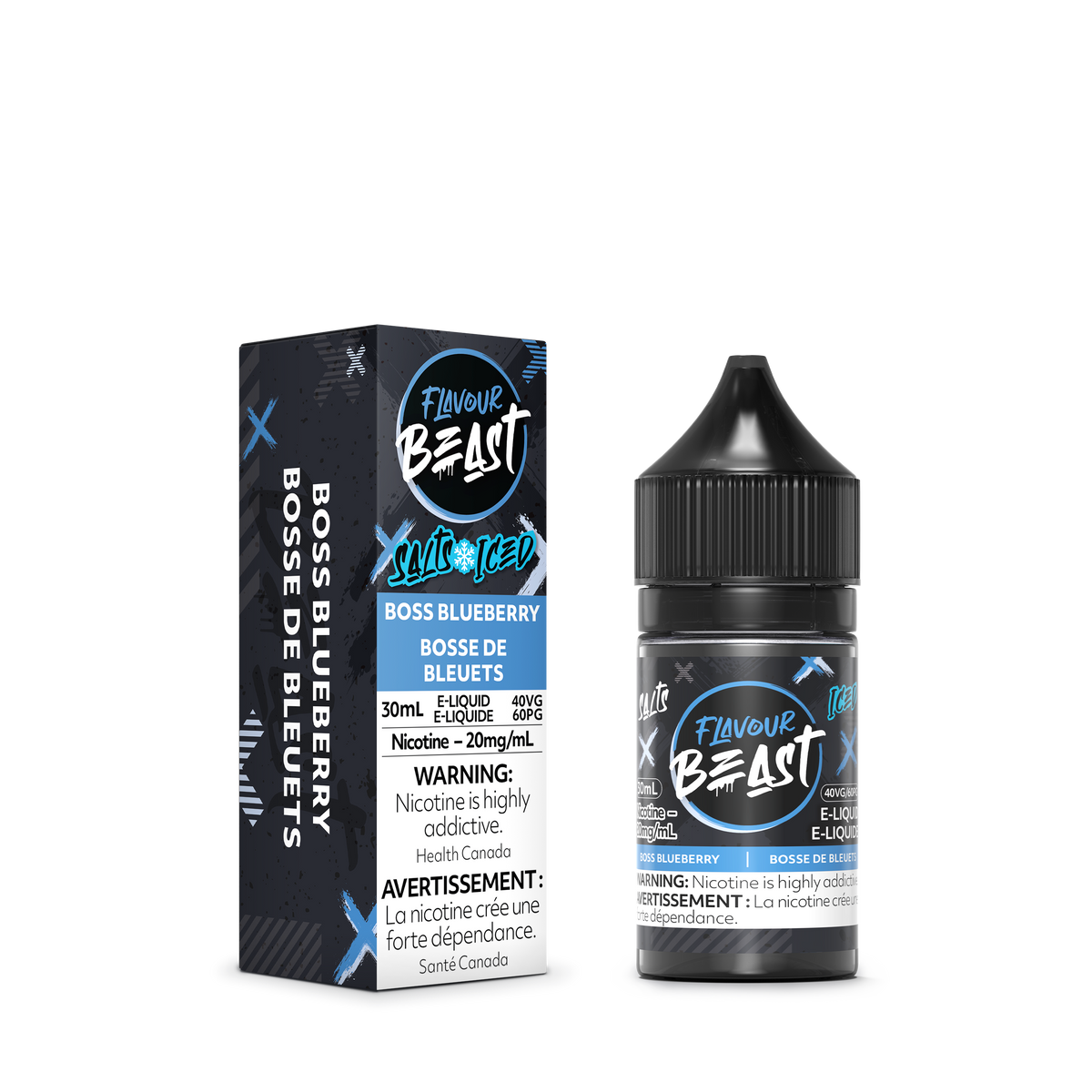 Flavour Beast E Liquid Boss Blueberry Iced