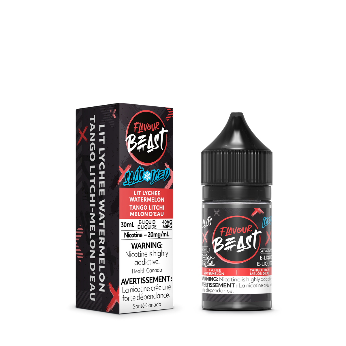 Flavour Beast E Liquid Lit Lychee Watermelon Iced
