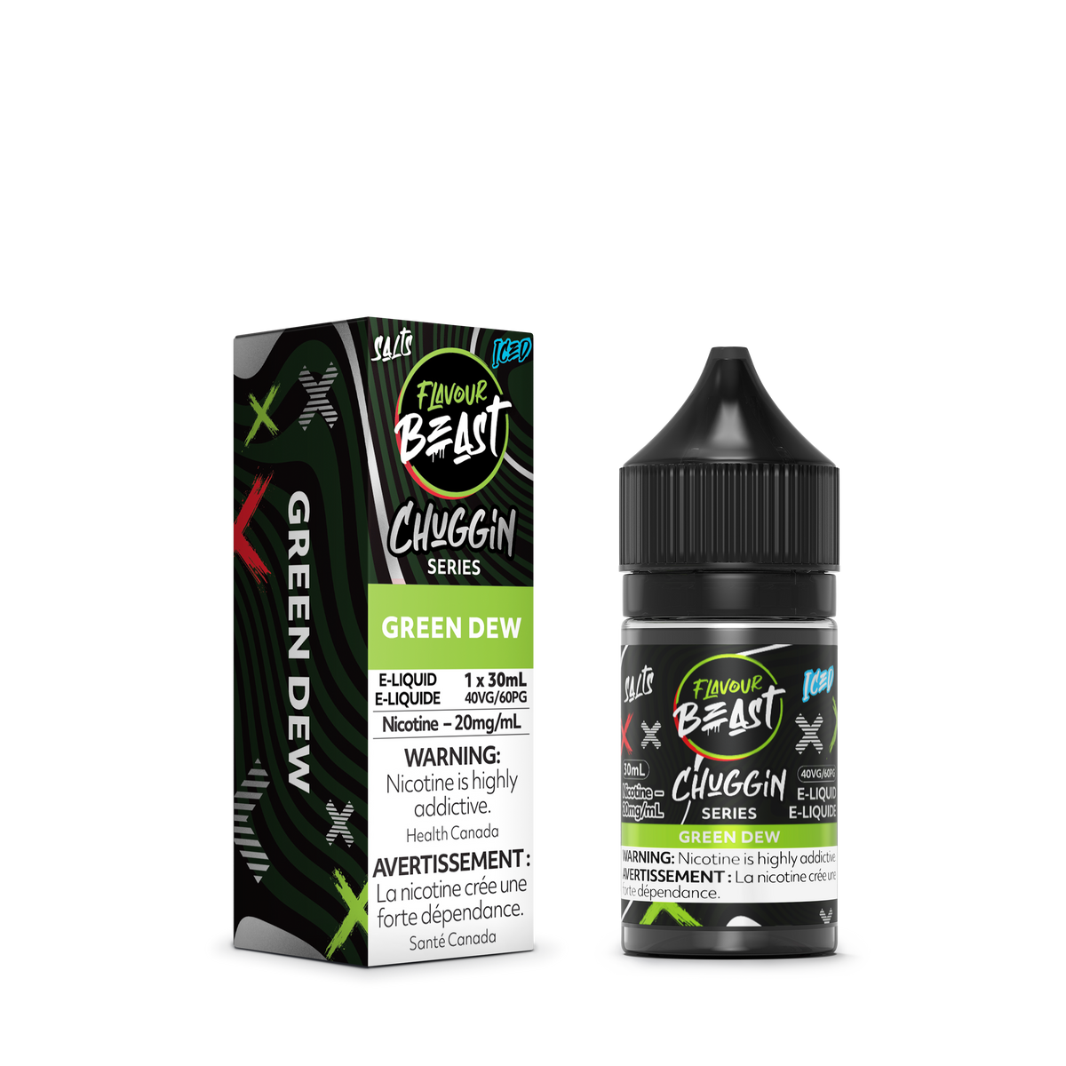 Flavour Beast E Liquid Chuggin Green Dew