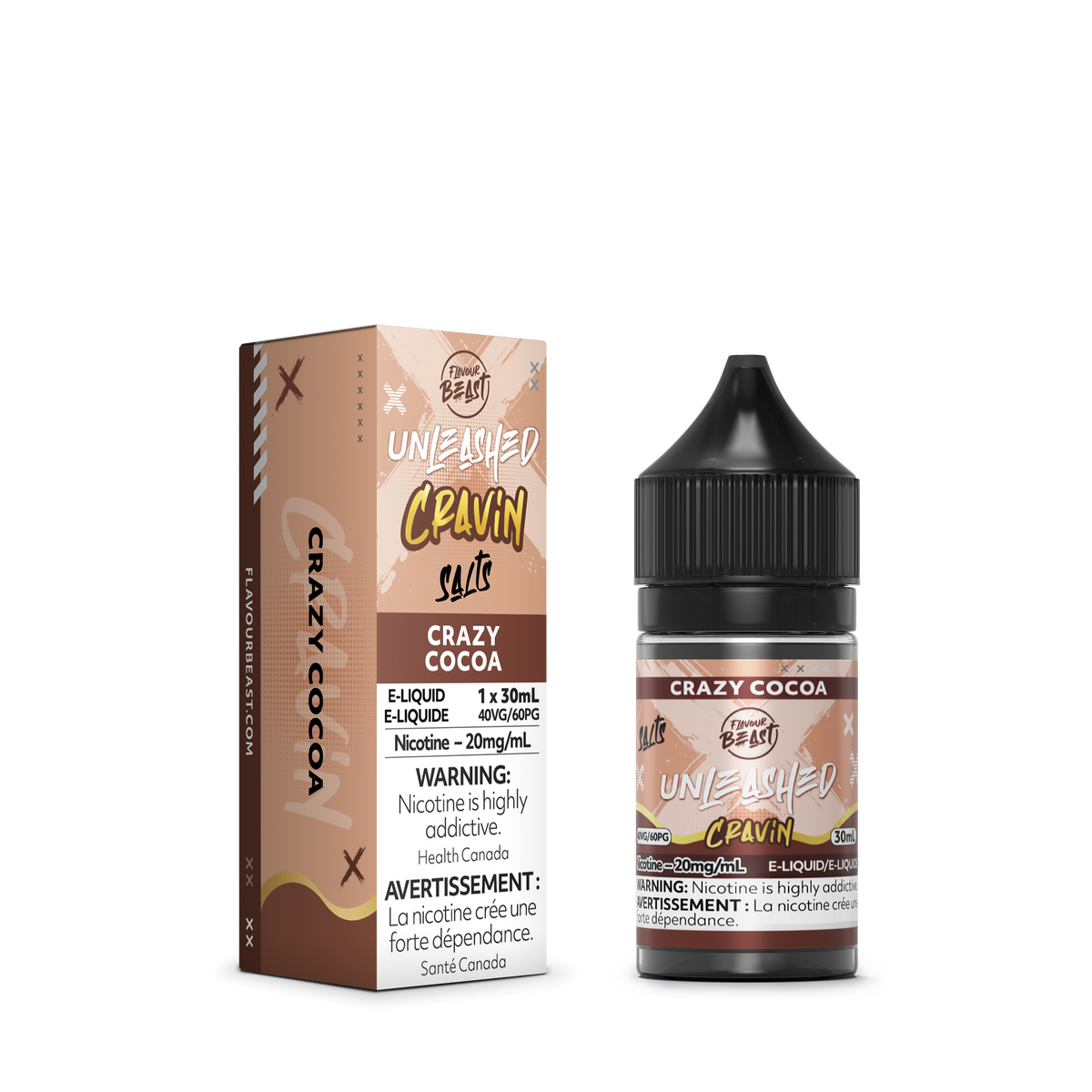Flavour Beast E Liquid Unleashed Cravin Crazy Cocoa