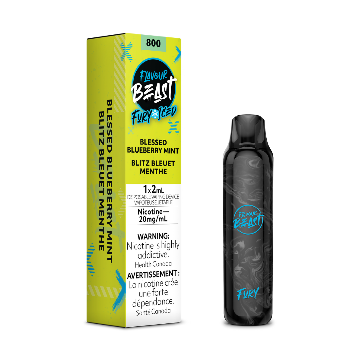 Flavour Beast Fury Blessed Blueberry Mint Iced