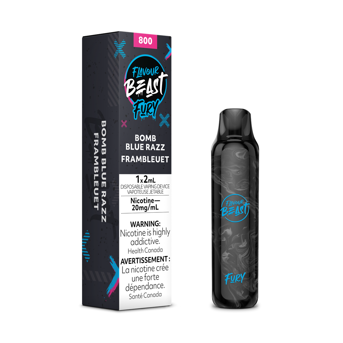 Flavour Beast Fury Bomb Blue Razz