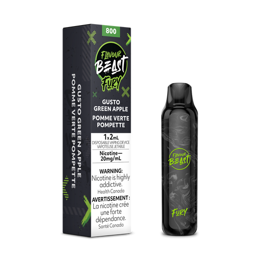 Flavour Beast Fury Gusto Green Apple