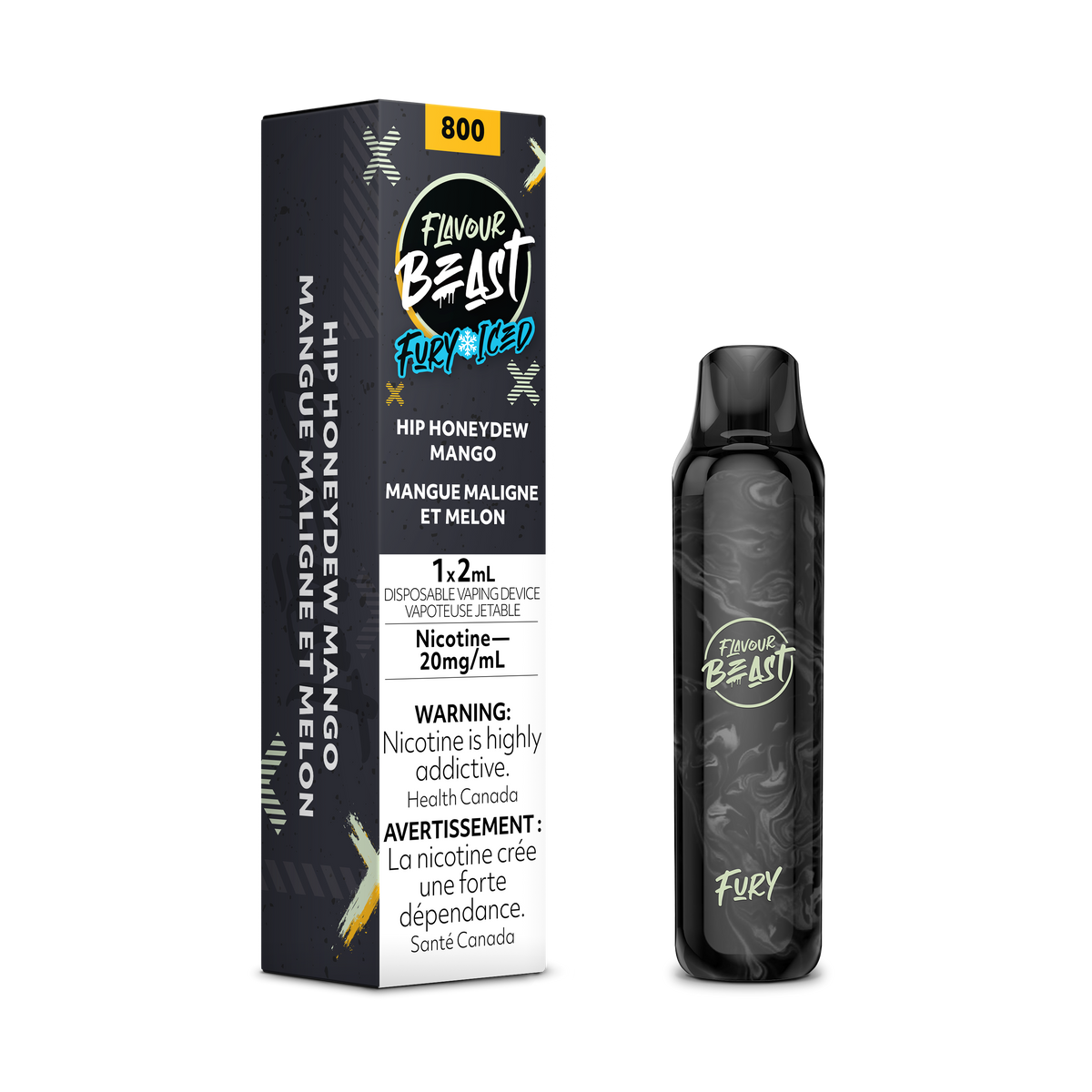 Flavour Beast Fury Hip Honeydew Mango Iced