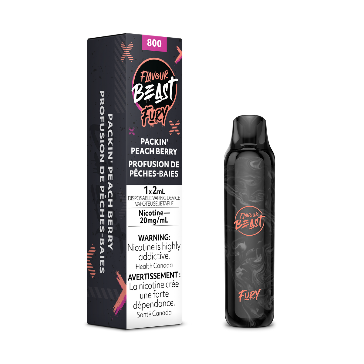 Flavour Beast Fury Packin Peach Berry