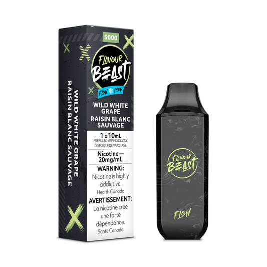 Flavour Beast Flow Wild White Grape Iced
