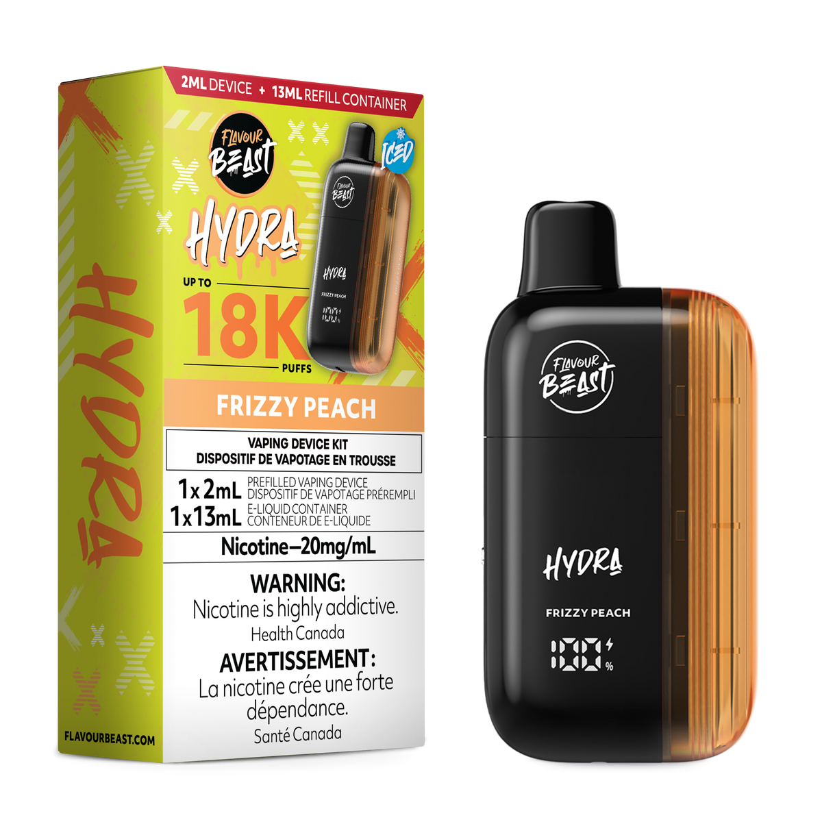 Flavour Beast Hydra Frizzy Peach
