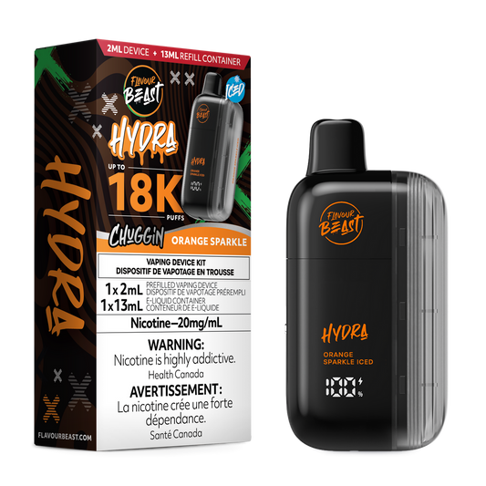 Flavour Beast Hydra Chuggin Orange Sparkle