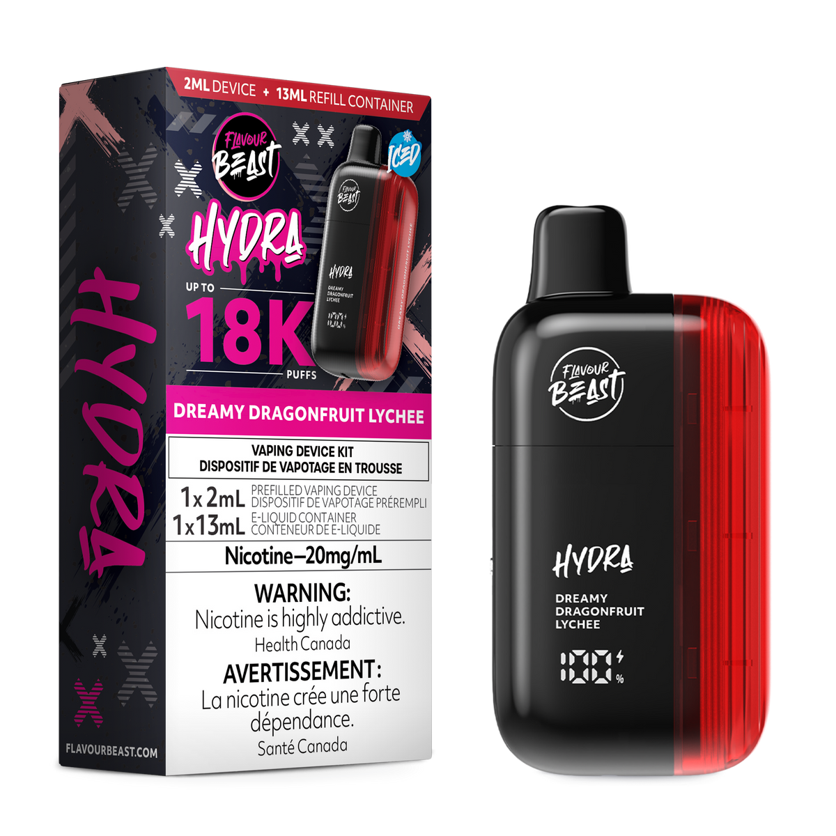 Flavour Beast Hydra Dreamy Dragonfruit Lychee