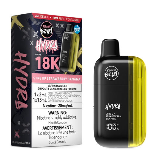 Flavour Beast Hydra Str8 Up Strawberry Banana