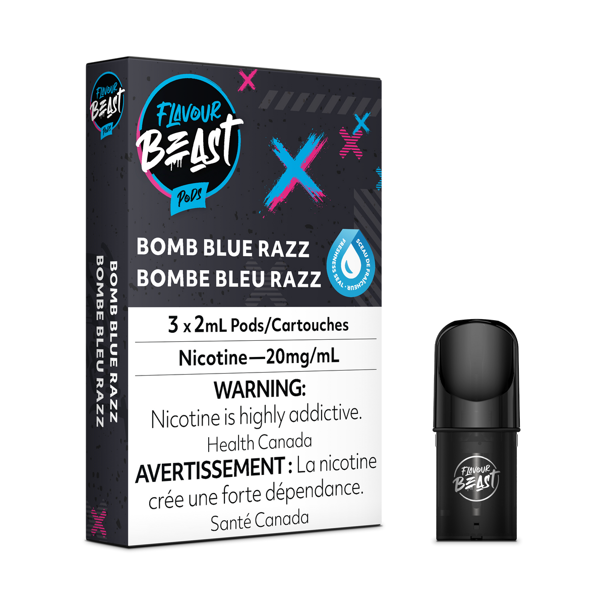 Flavour Beast Pods Bomb Blue Razz