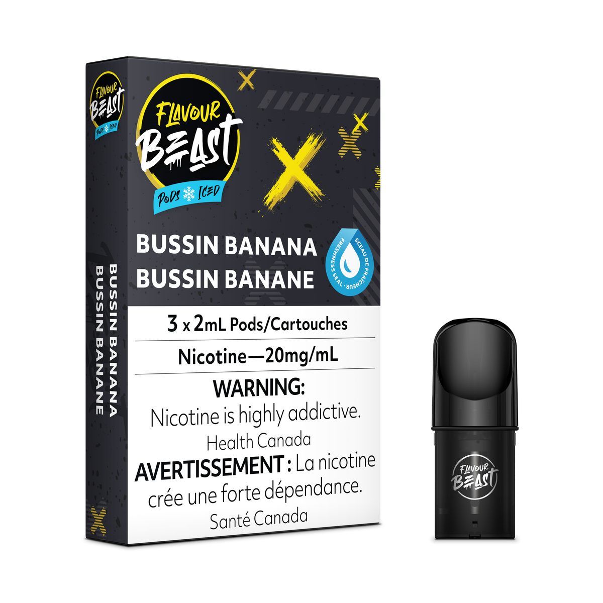 Flavour Beast Pods Bussin Banana Iced