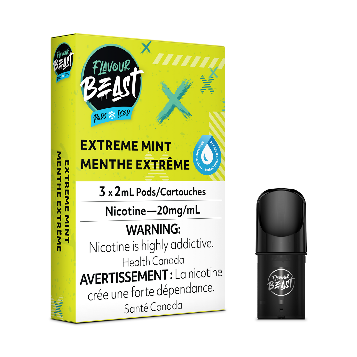 Flavour Beast Pods Extreme Mint Iced