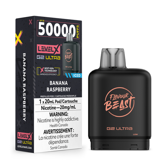 Level X G2 Ultra Pod Banana Raspberry Iced