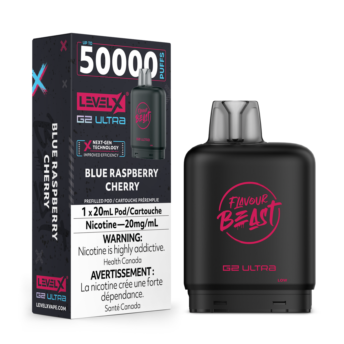 Level X G2 Ultra Pod Blue Raspberry Cherry