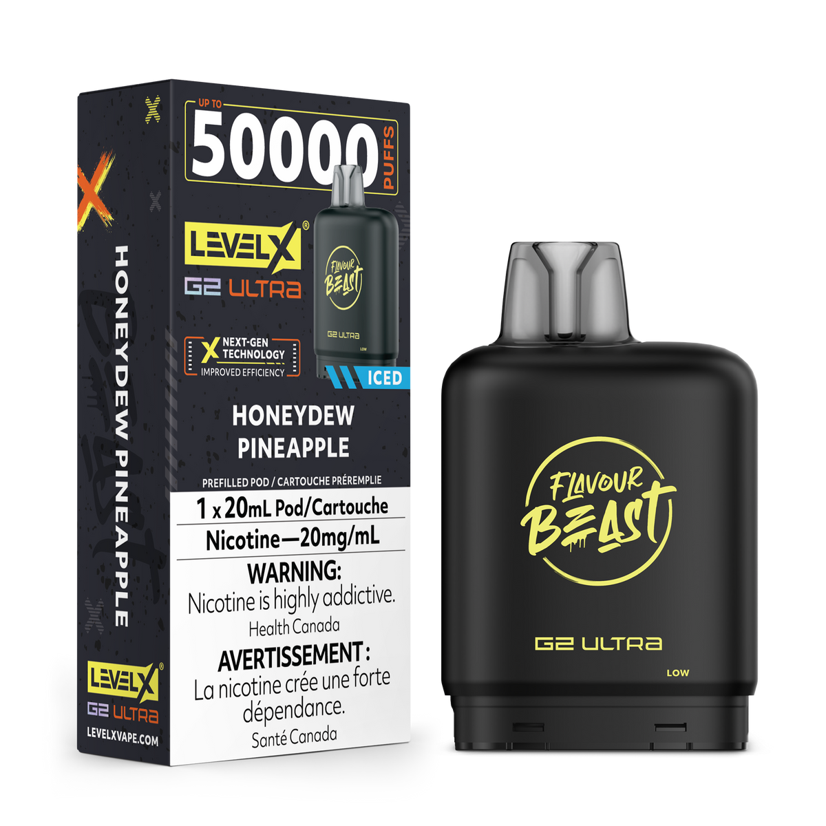 Level X G2 Ultra Pod Honeydew Pineapple Iced