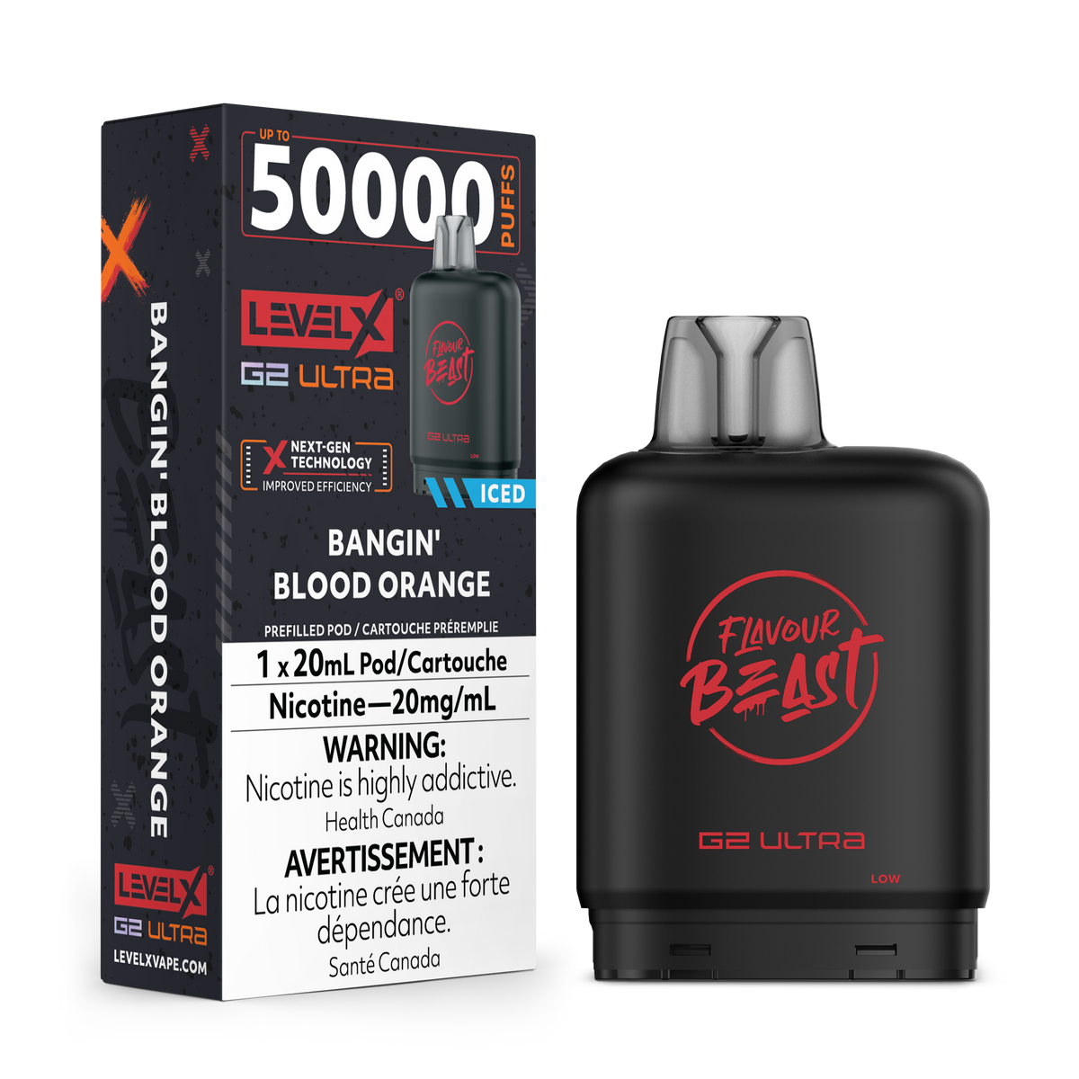 Level X G2 Ultra Pod Bangin Blood Orange