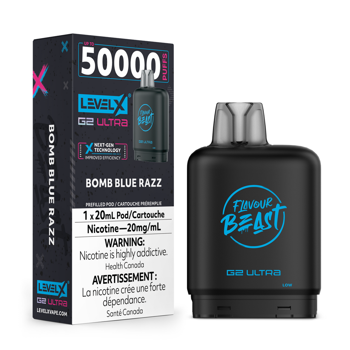 Level X G2 Ultra Pod Bomb Blue Razz