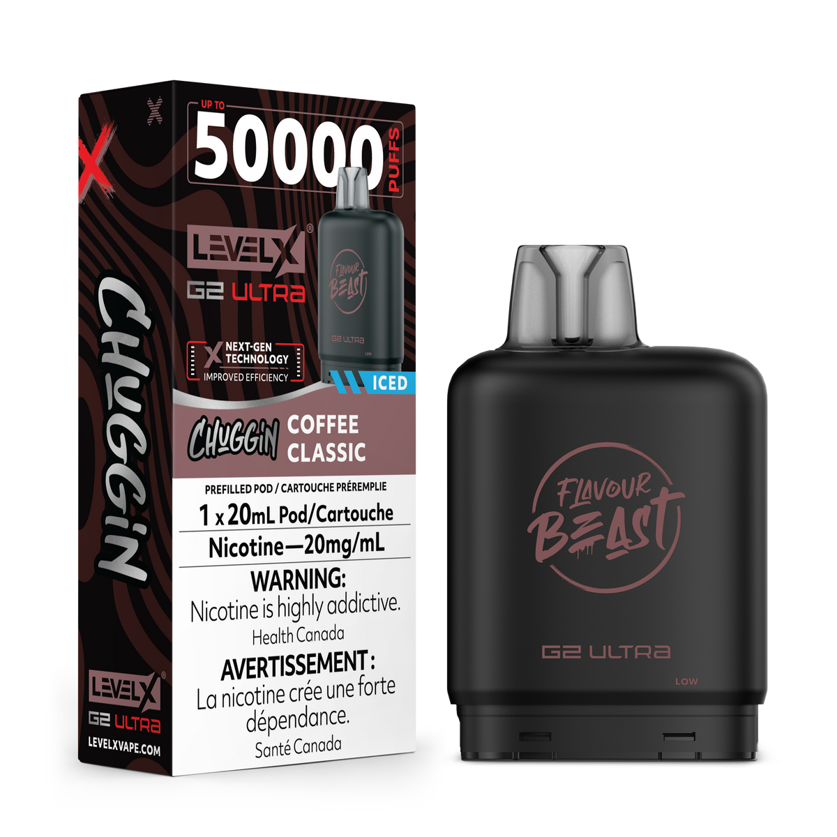 Level X G2 Ultra Pod Chuggin Coffee Classic Iced