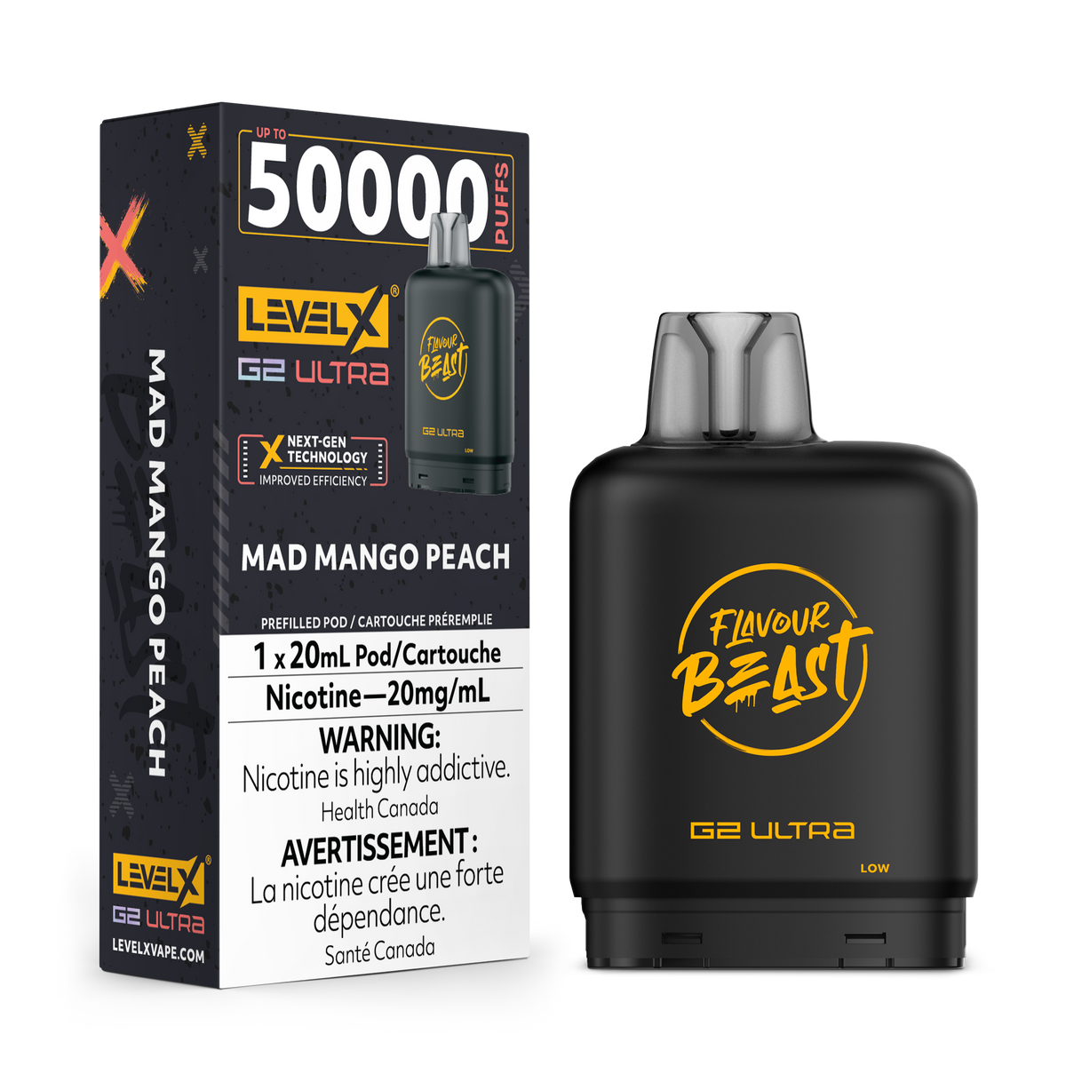 Level X G2 Ultra Pod Mad Mango Peach