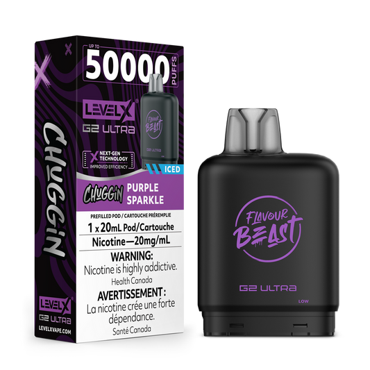 Level X G2 Ultra Pod Chuggin Purple Sparkle Iced