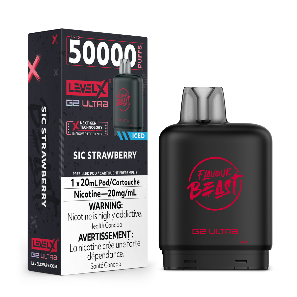 Level X G2 Ultra Pod Sic Strawberry