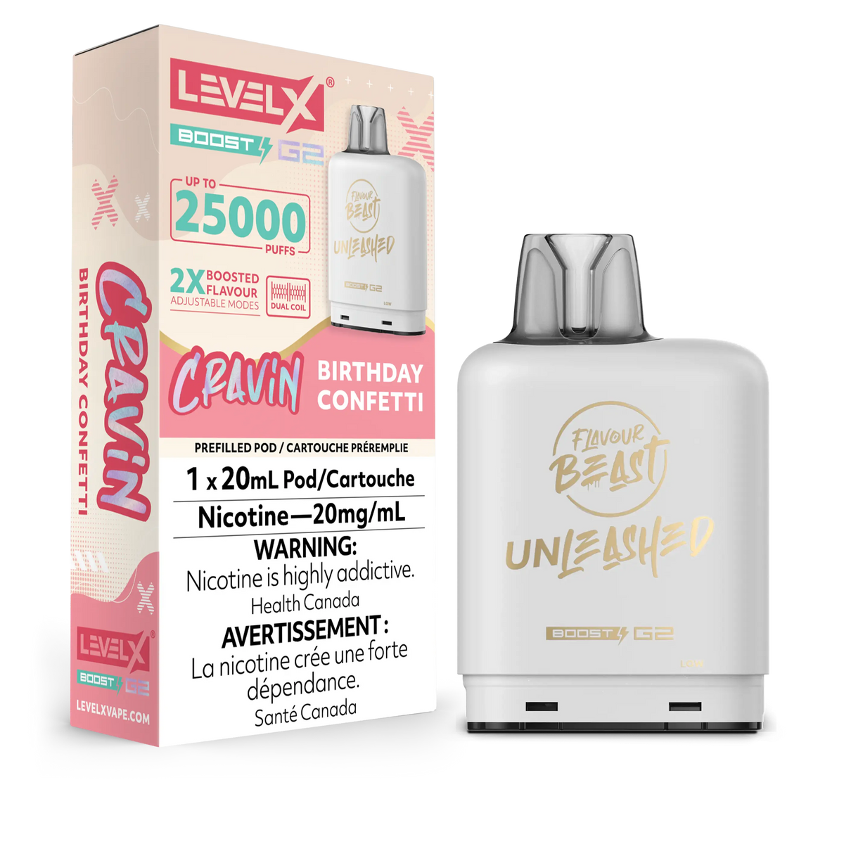 Level X Boost Pod Unleashed Birthday Confetti
