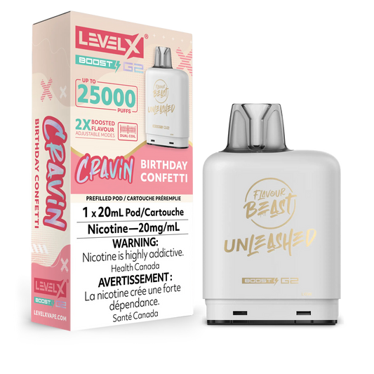 Level X Boost Pod Unleashed Birthday Confetti