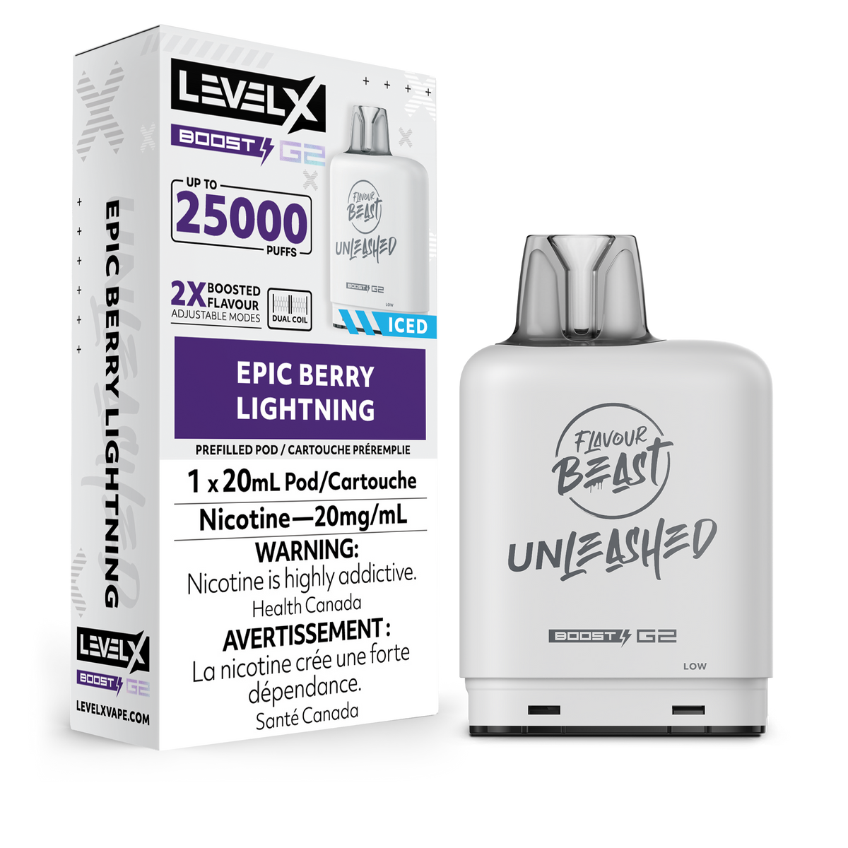 Level X Boost Pod Unleashed Epic Berry Lightning