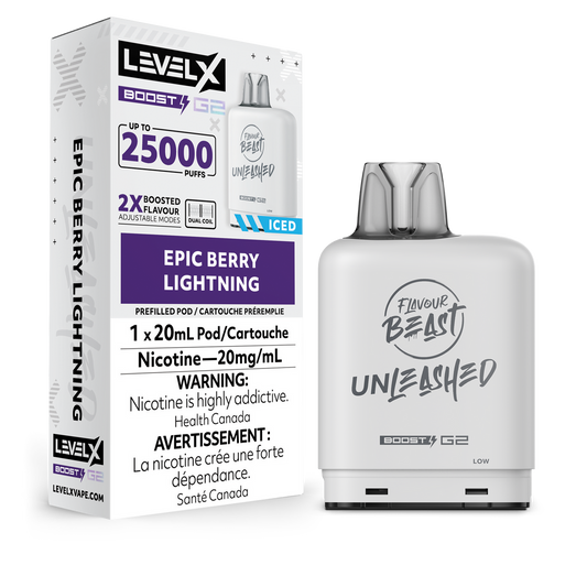 Level X Boost Pod Unleashed Epic Berry Lightning